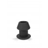 Rude Rider Hollow Anal Plug Medium Black (T9224)